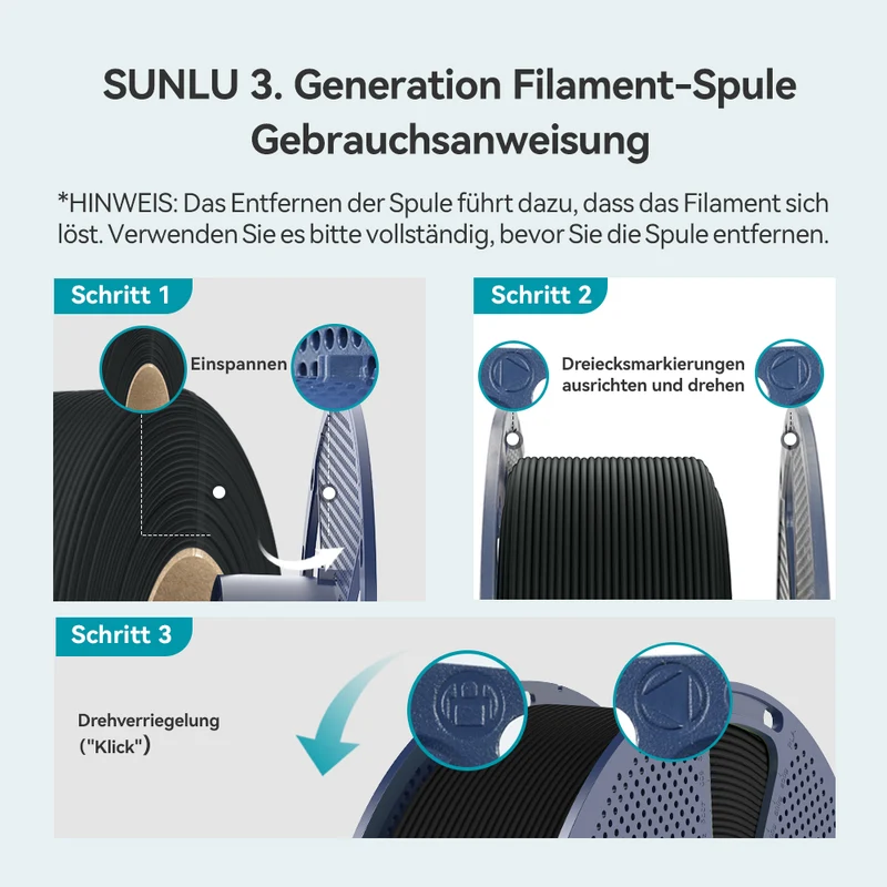 SUNLU High Speed Matte PLA, Hohe Geschwindigkeit Matte PLA 3D Drucker Filament 1KG