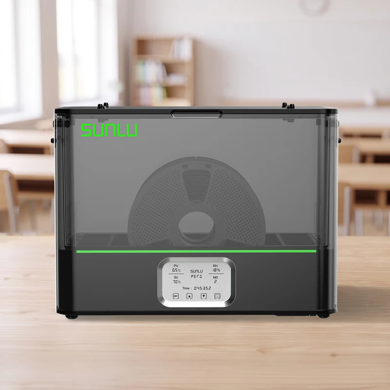SUNLU FilaDryer E2, Bis zu 110℃, Professionelles Trocknen und Tempern, Geboren für technische 3D Druck Filamente