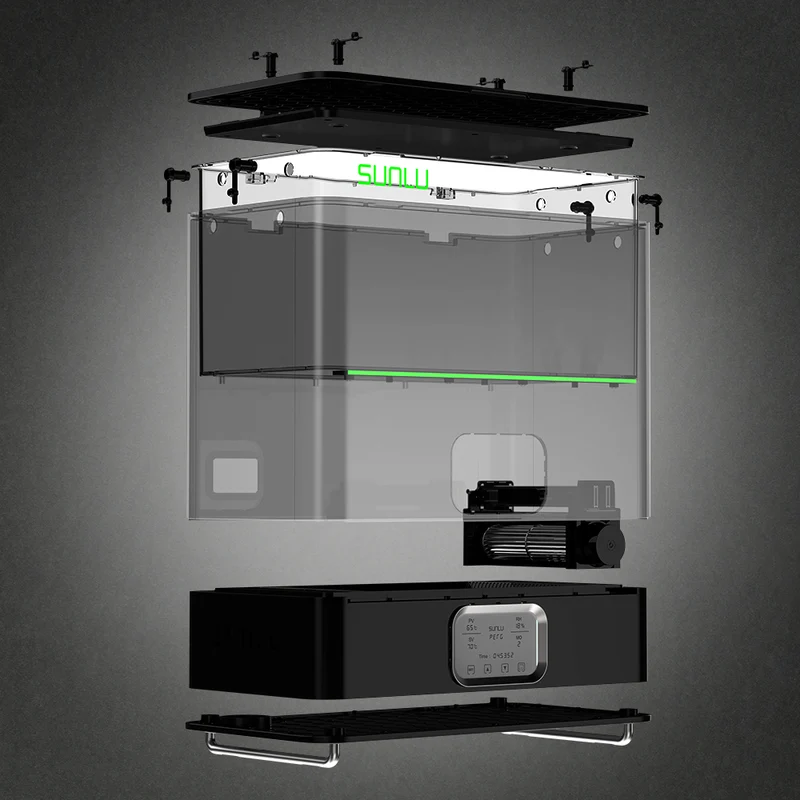 SUNLU FilaDryer E2, Bis zu 110℃, Professionelles Trocknen und Tempern, Geboren für technische 3D Druck Filamente