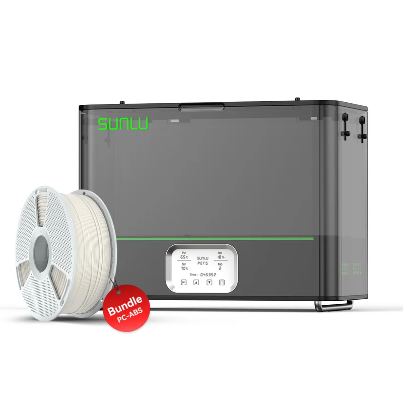 SUNLU FilaDryer E2, Bis zu 110℃, Professionelles Trocknen und Tempern, Geboren für technische 3D Druck Filamente