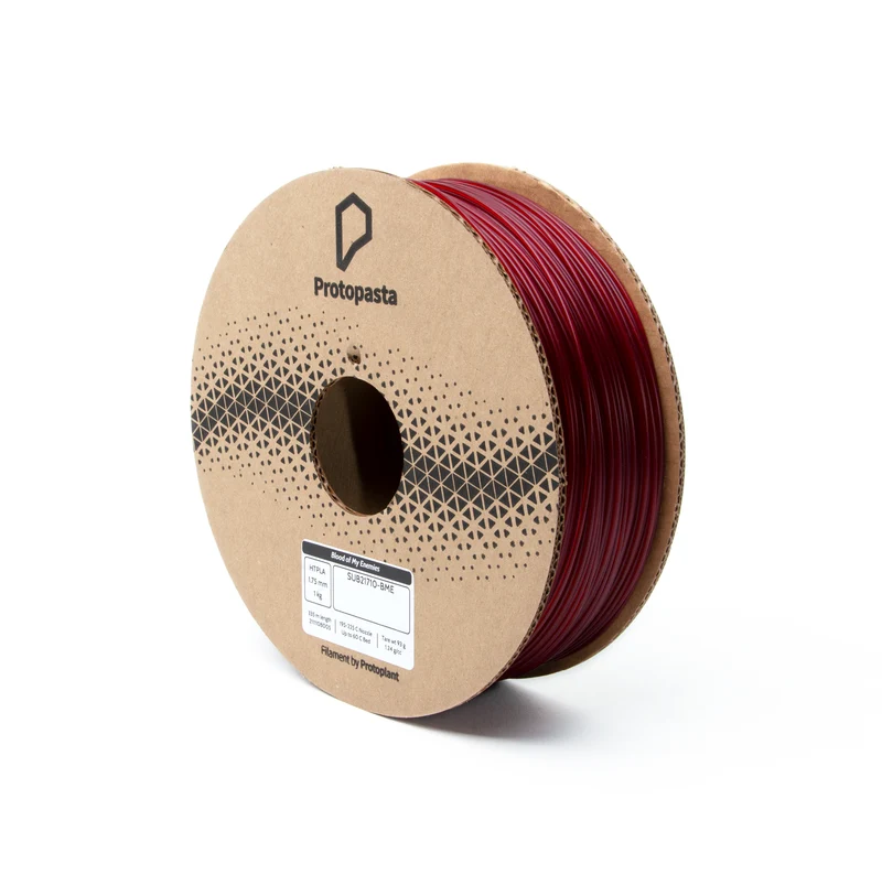 Amie's "Blood of My Enemies" Translucent Red HTPLA