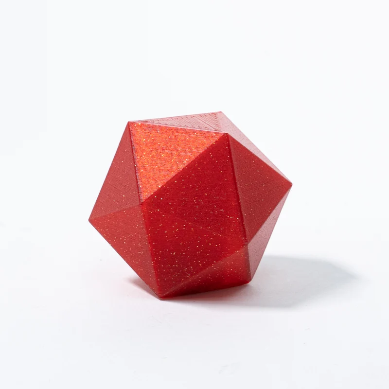 Fleck 'n Fire Red Glitter HTPLA