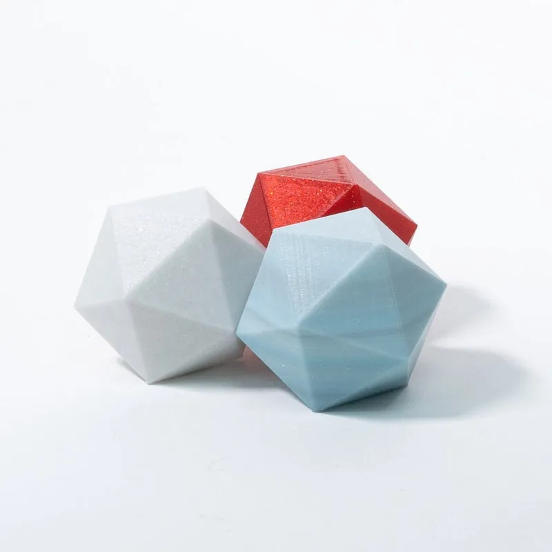 Fleck 'n Fire Red Glitter HTPLA