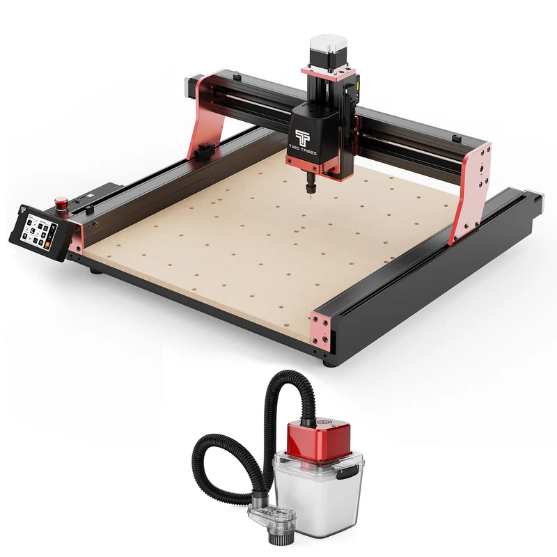 Twotrees TTC450 PRO CNC Router Machine + Vacuum Cleaner M1