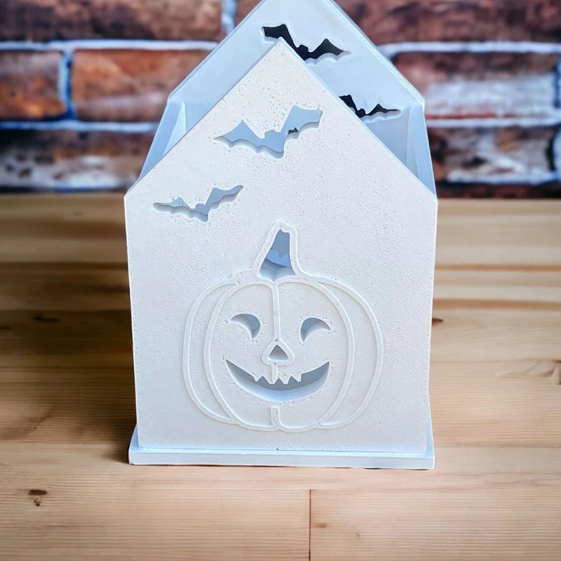 Lichterhaus Halloween - Silikon Gießform