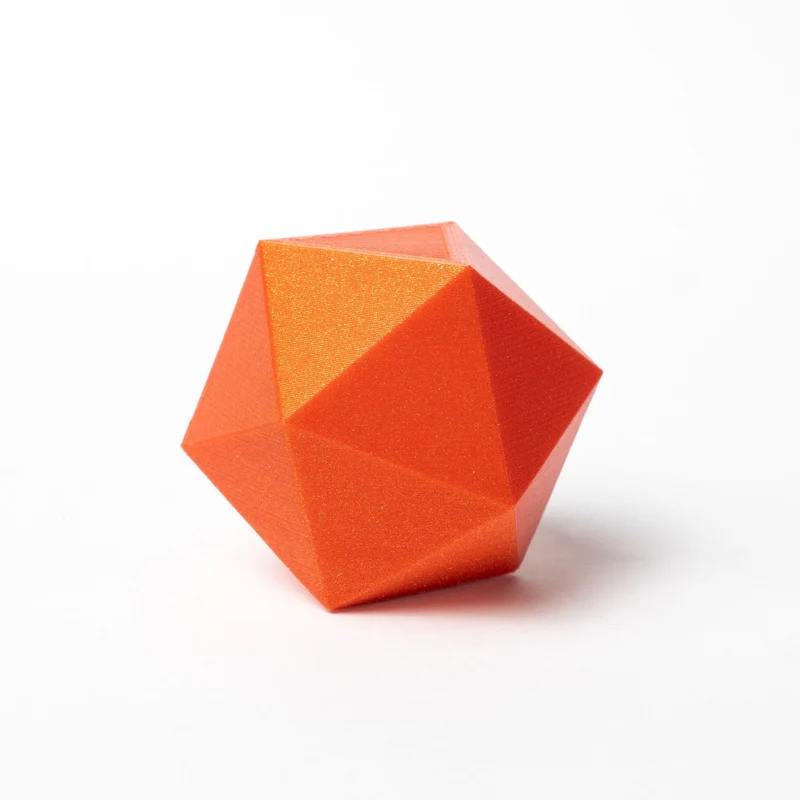 Tom's Tangerine Orange Metallic Gold HTPLA