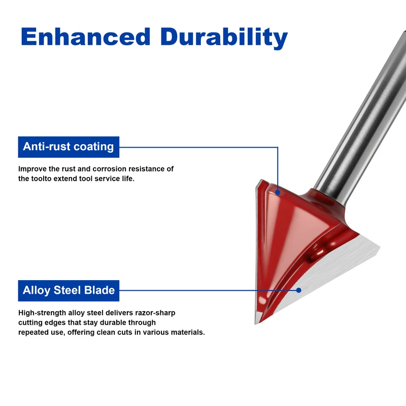 Twotrees Solid Carbide 60° V-Bit