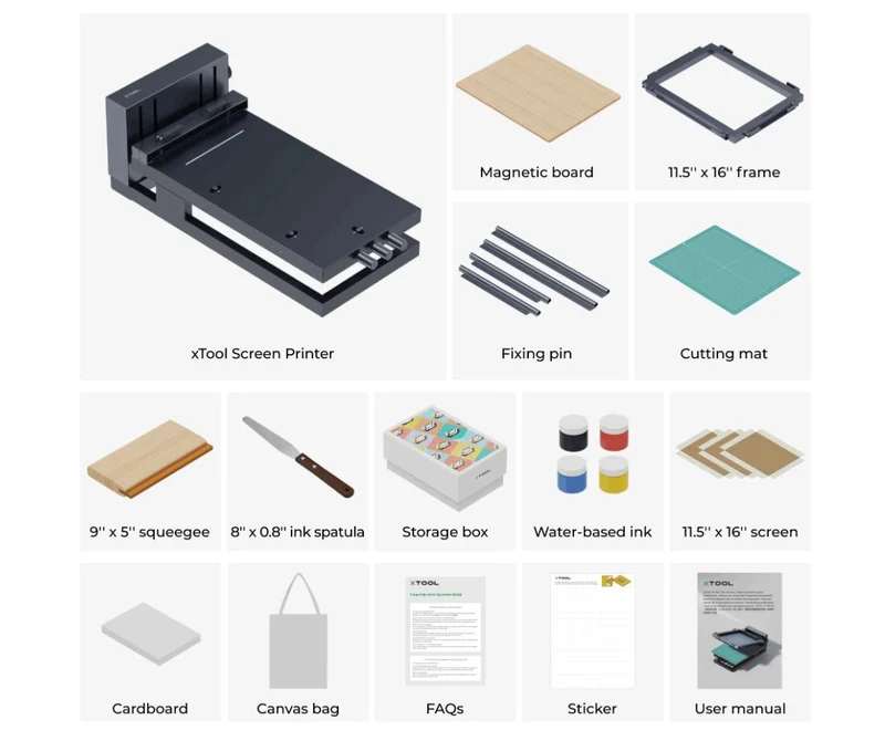 xTool Screen Printer 1.5 - Basic Kit