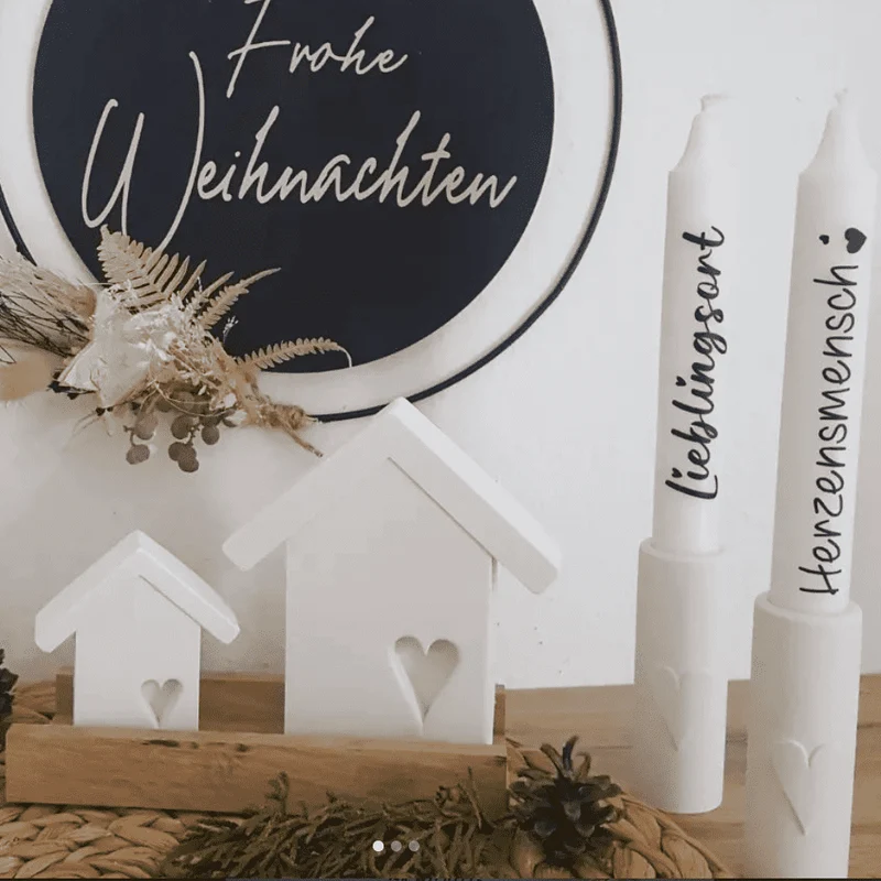 Häuschen mit Herz – Silikon Gießform