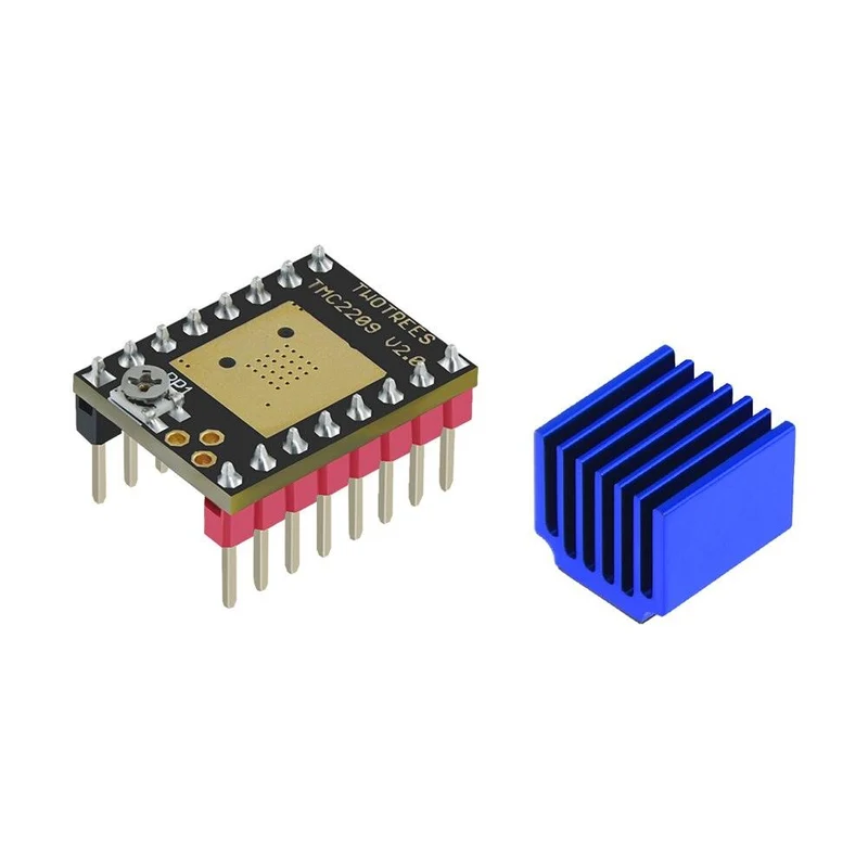 Twotrees 3D Printer Parts 5PCS TMC2209 Motor Mute Driver Stepstick Replace TMC2100 for Ender 3 SKR V1.3 MKS Robin Nano Controller Board