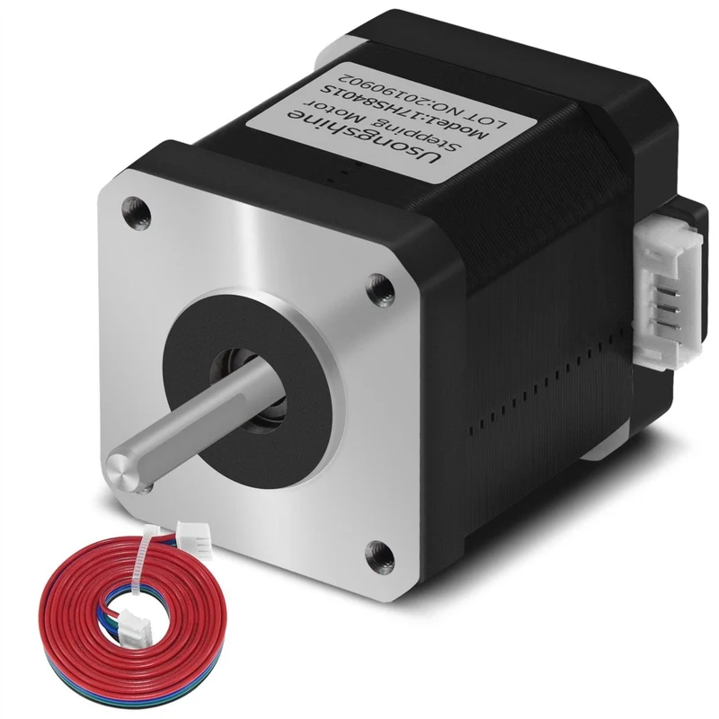Twotrees 5pcs Nema 17 4-lead Stepper Motor 42 Motor 17HS8401S 1.5A CE ROSH ISO CNC Laser and 3D printer motor