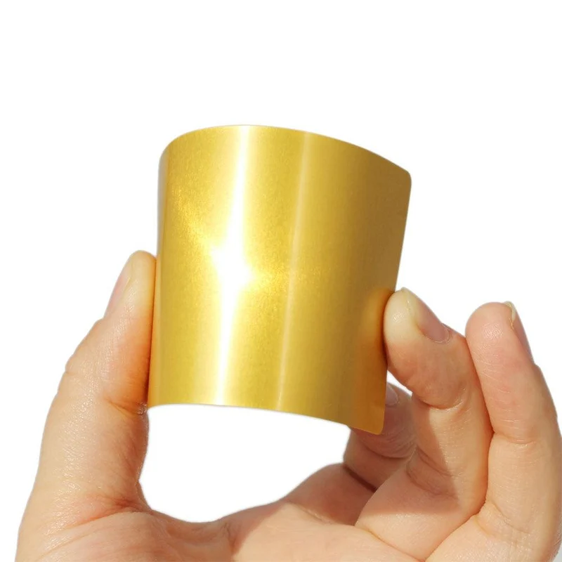 Twotrees 100 Pcs Metal Business Card 0.2mm Thickness Aluminum Alloy Blanks Card
