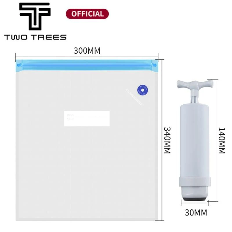 Twotrees Dryer Safekeeping Humidity Resistant Vacuum Sealing Bags For 3D Printing 3D Printer Filament Bag