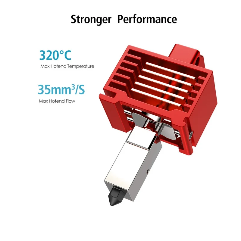 Modefine 3D M1 Pro Hotend 0,4mm für Bambu Lab X1 Serie