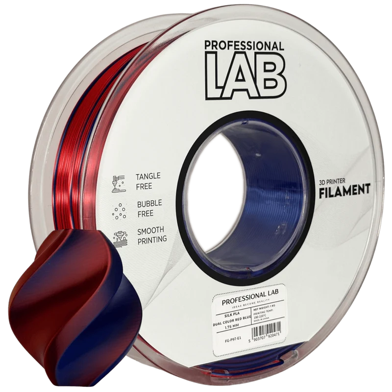 Professional Lab Silk PLA Dual Color Filament