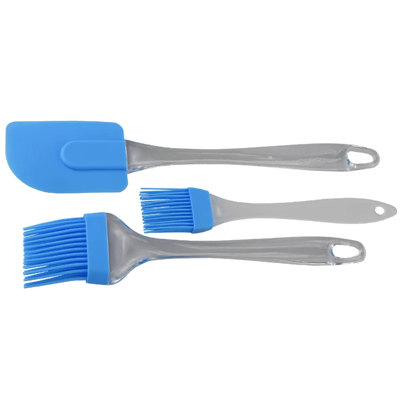 Silikon-Spachtel und Pinsel Set, 3-teilig