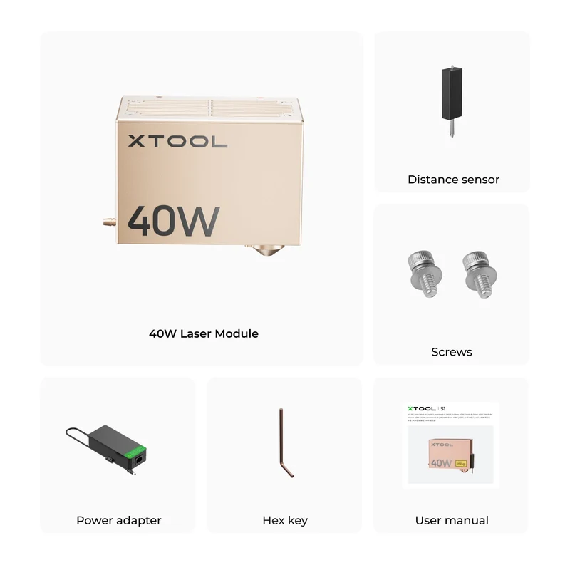 xTool 40W Lasermodul für S1