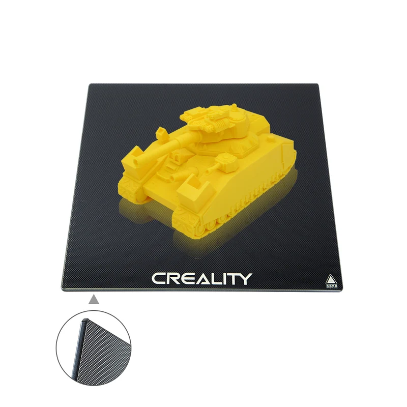 Creality CR-10S Carbon Glas Bauplatte