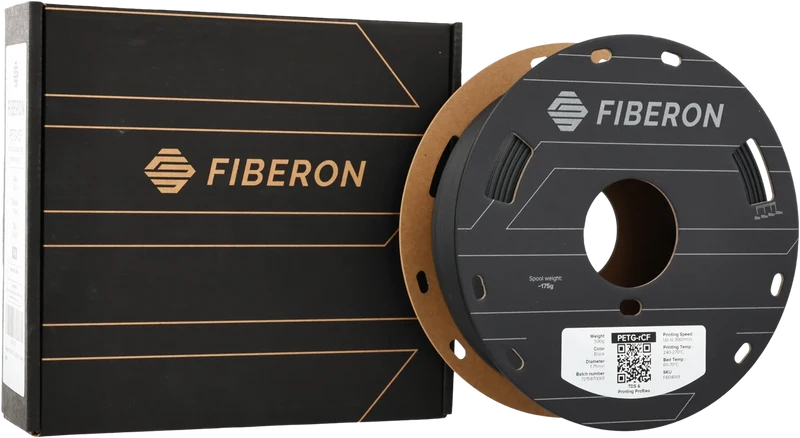 Polymaker Fiberon™ PETG-rCF08 Schwarz 1,75 mm 500 g