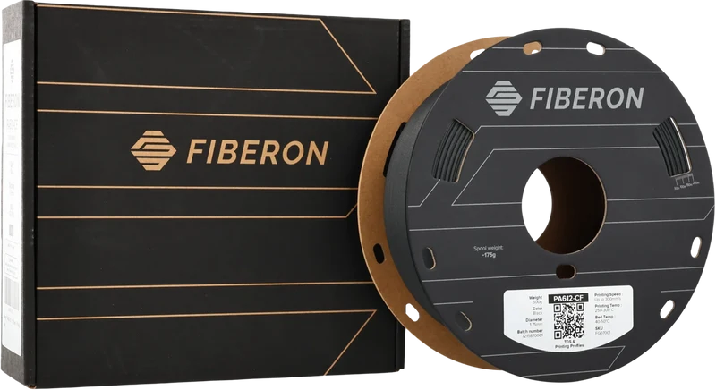 Polymaker Fiberon™ PA612-CF15 Schwarz 1,75 mm 500 g