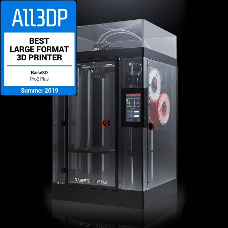 Bundle: Raise3D Pro2 Plus 3D-Drucker mit Dual-Extruder + Filament