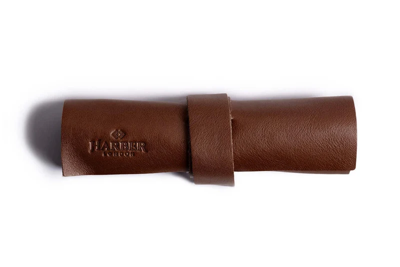 Mini Zip Leather Rollup Cord & Tools Wrap