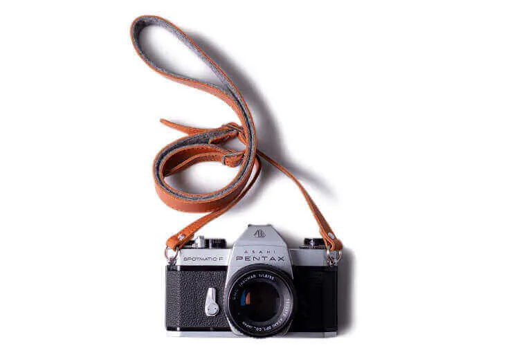 Adjustable Leather & Felt Camera Strap