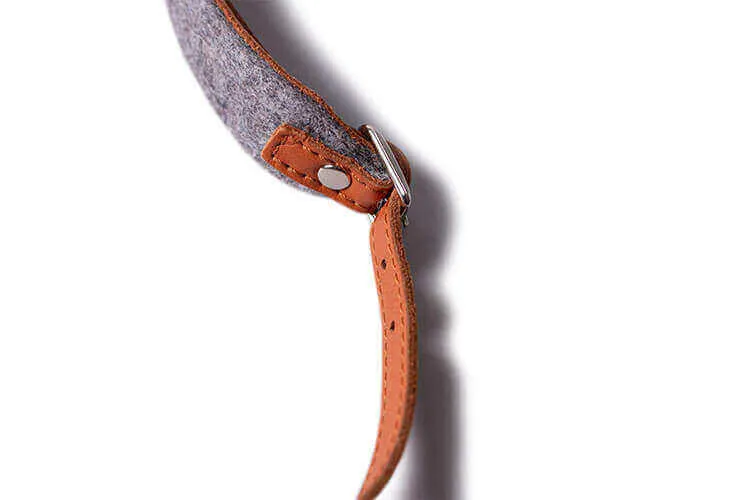Adjustable Leather & Felt Camera Strap