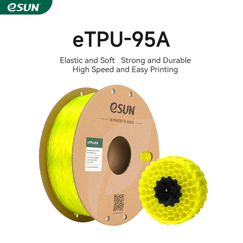 eSUN Flexible TPU-95A 1.75mm 3D Filament 1KG