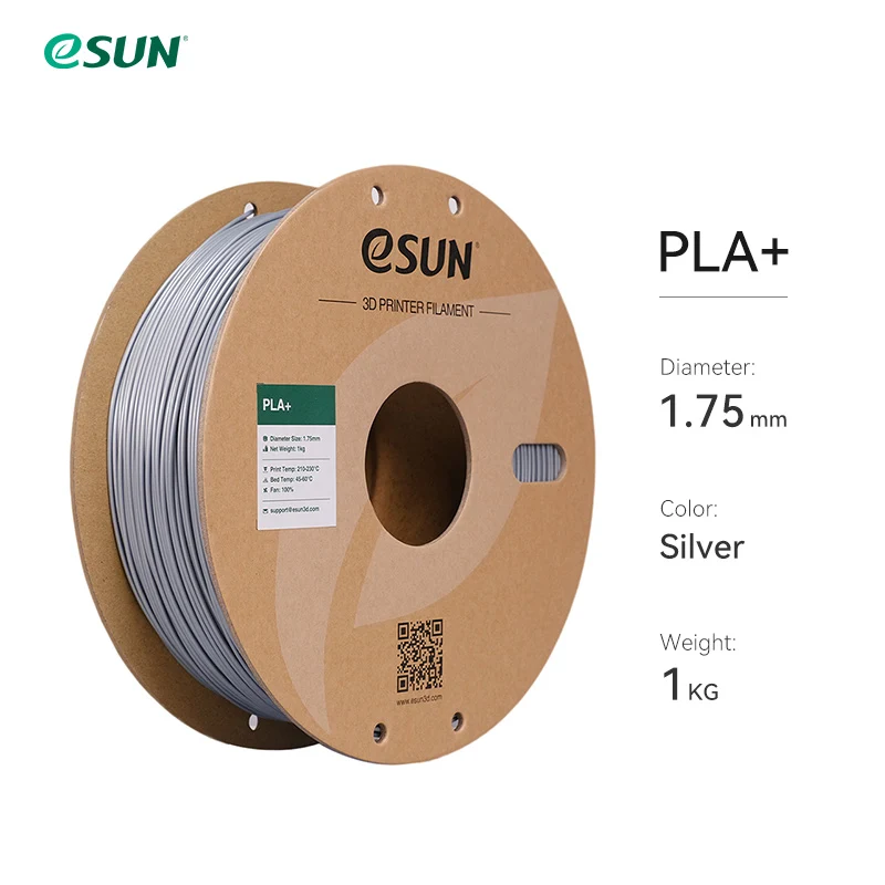 eSUN PLA+ 1.75mm 3D Filament 1KG