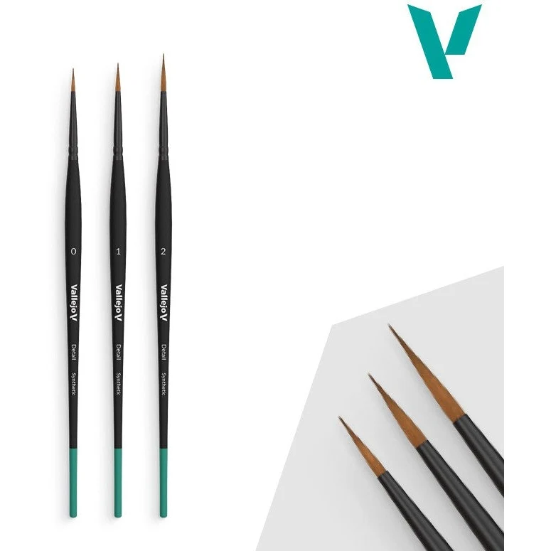 Vallejo Synthetic Hair Detail Design Set