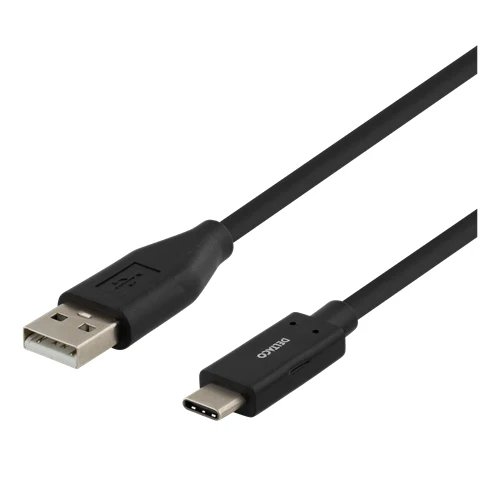 Deltaco USB-Kabel A-C 1 m