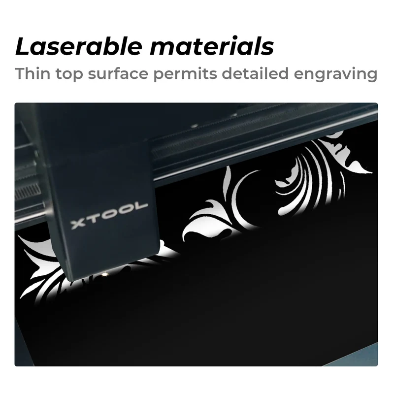 xTool Two-Tone Kunststoffplatten 1,3 mm (5 Stück)