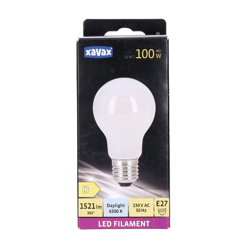 Xavax E27 LED Filament Birne Taglicht 11W=100W 1521lm