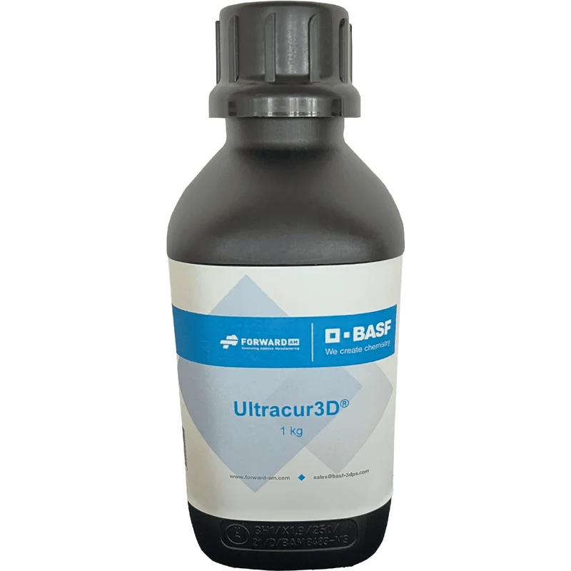 BASF Ultracur3D FL 60 Flexible UV Resin – 1 kg, Clear