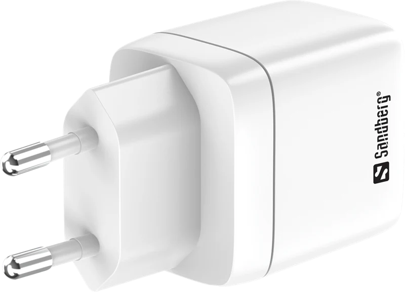 Sandberg 2in1 USB-C/A Schnellladeadapter 35W Weiss