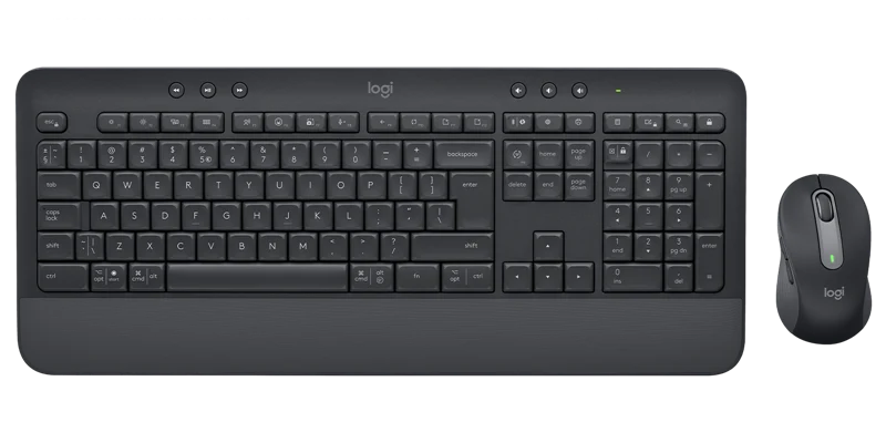 Logitech Signature kabellose MK650 Tastatur-Maus-Set graphite