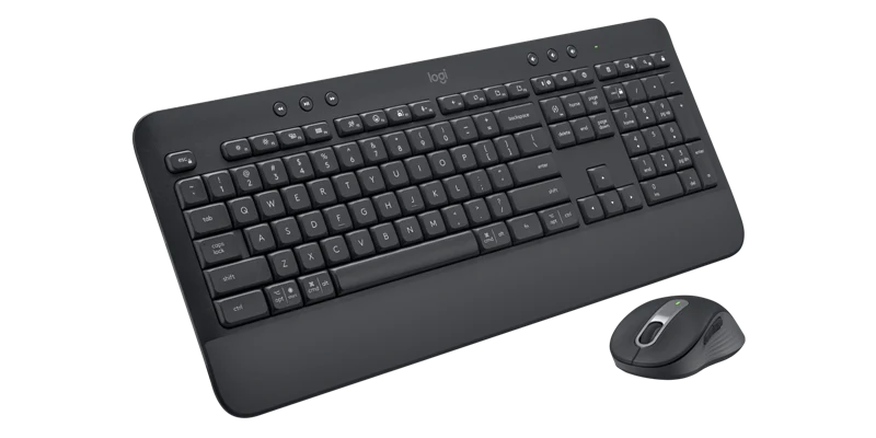 Logitech Signature kabellose MK650 Tastatur-Maus-Set graphite