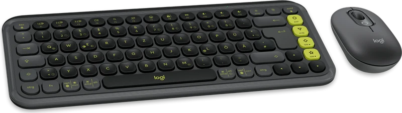 Logitech POP kabelloses Tastatur-Maus-Set graphite