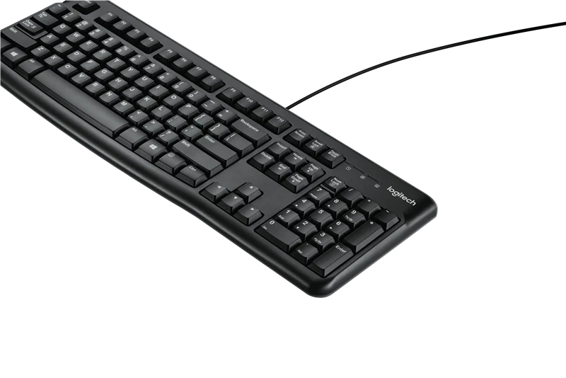 Logitech K120 Tastatur US Schwarz