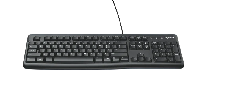Logitech K120 Tastatur US Schwarz