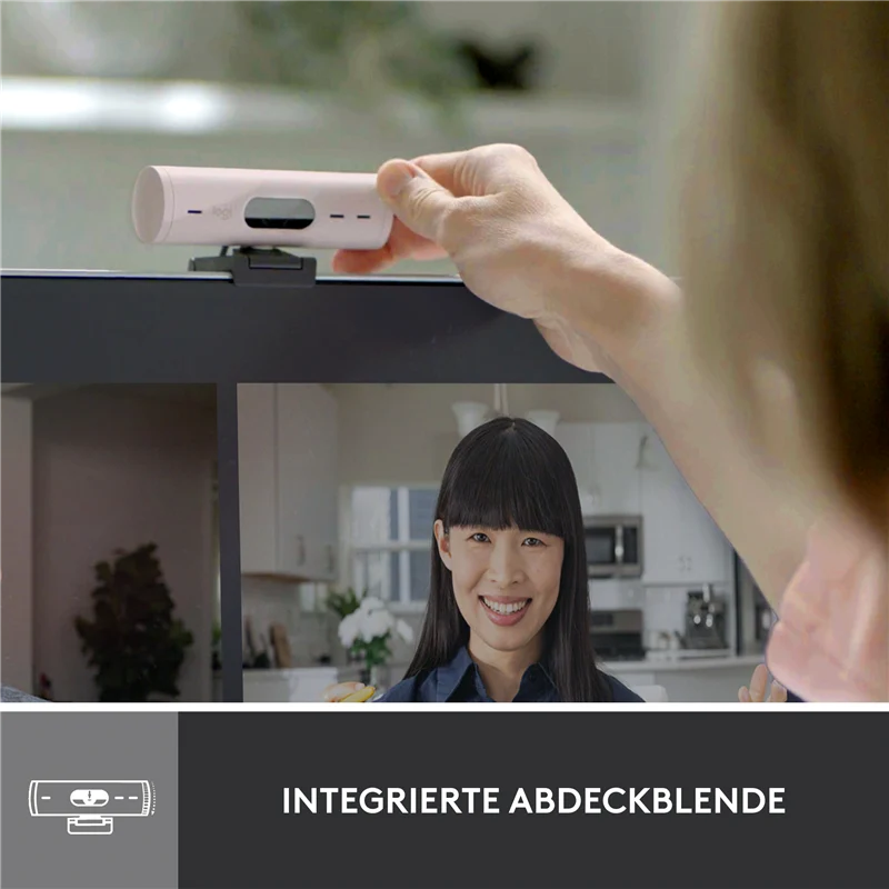 Logitech BRIO 500 - Webcam rose