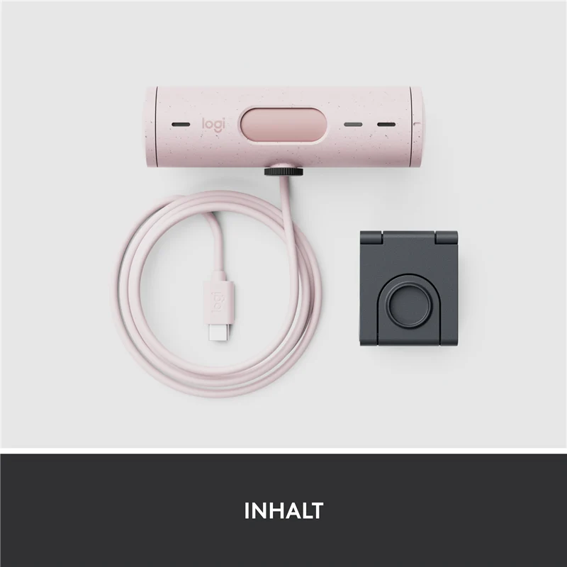 Logitech BRIO 500 - Webcam rose
