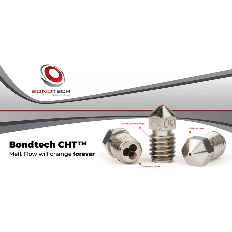 Bondtech CHT Coated Brass Nozzle 5er-Pack