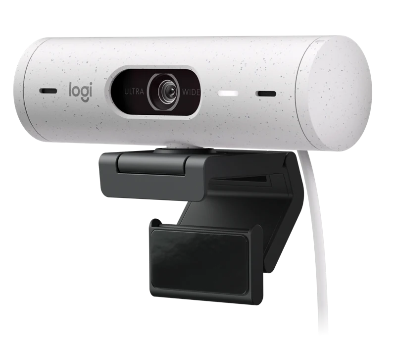 Logitech BRIO 500 - Full-HD-Webcam Weiss