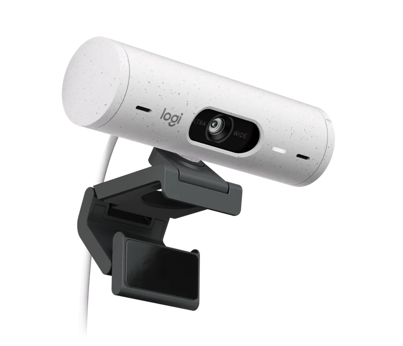 Logitech BRIO 500 - Full-HD-Webcam Weiss