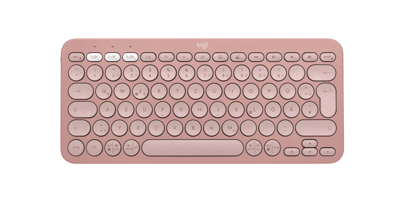 Logitech Pebble Keys 2 K380s - Tastatur Rose
