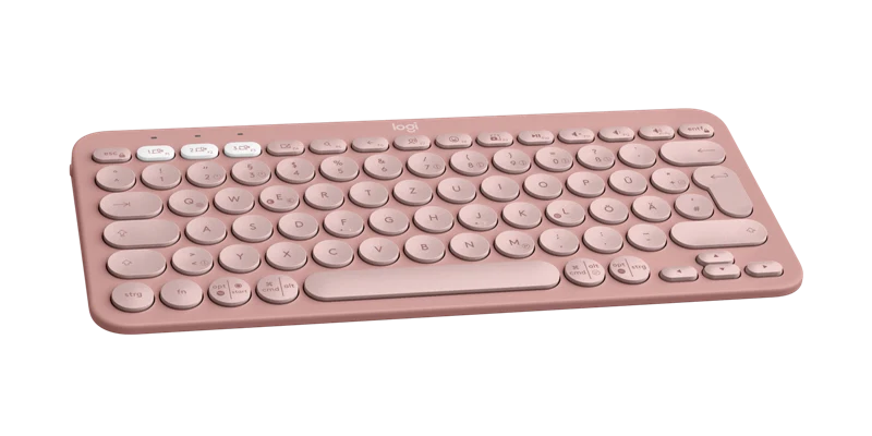 Logitech Pebble Keys 2 K380s - Tastatur Rose