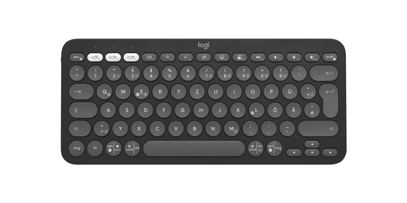 Logitech Pebble Keys 2 K380s - Tastatur graphite