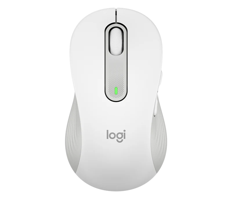 Logitech Signature M650 L Kabellose Maus, linkshändig Weiss